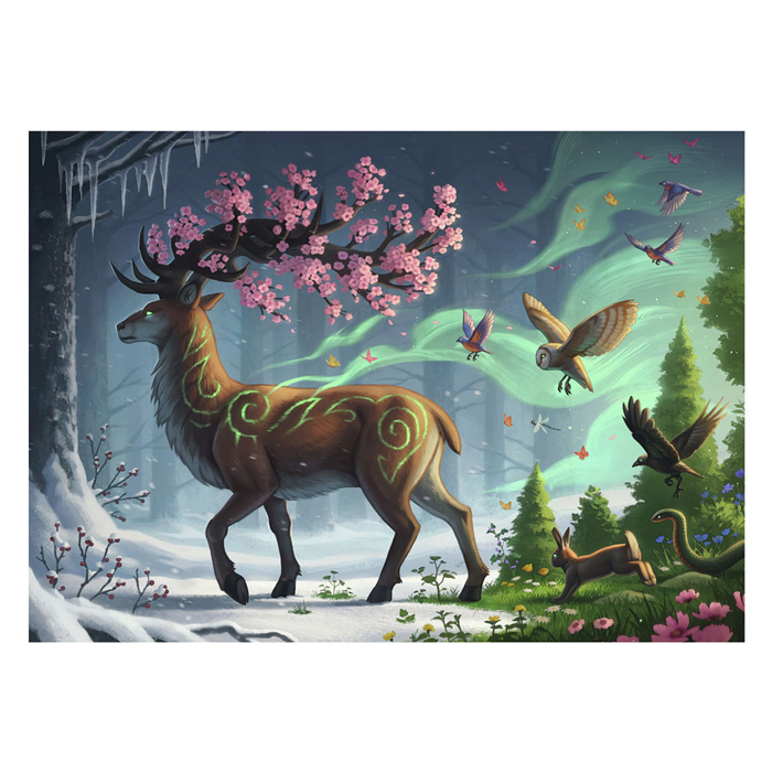 Puzzle Cerf du printemps, 1000 pcs.