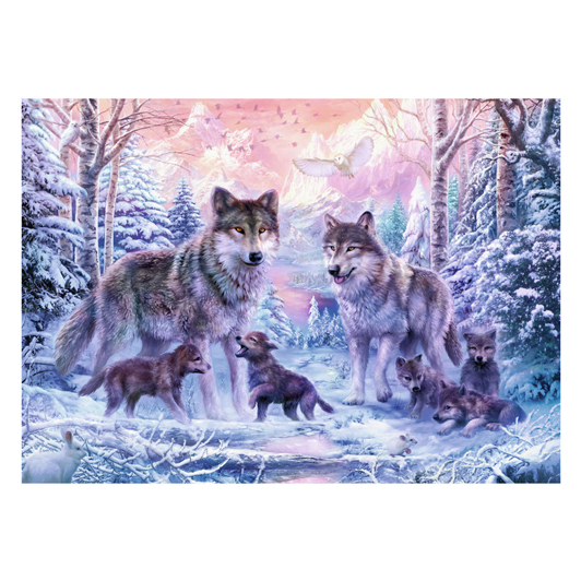 Puzzle Loups arctiques, 1000 pcs.