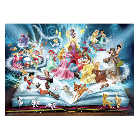 Puzzle Livre de conte de fées magique de Disney, 1500 pcs.