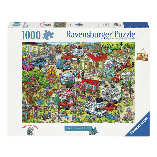 Puzzle Holiday Resort 1 : Le camping, 1000pcs.