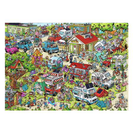 Puzzle Holiday Resort 1 : Le camping, 1000pcs.