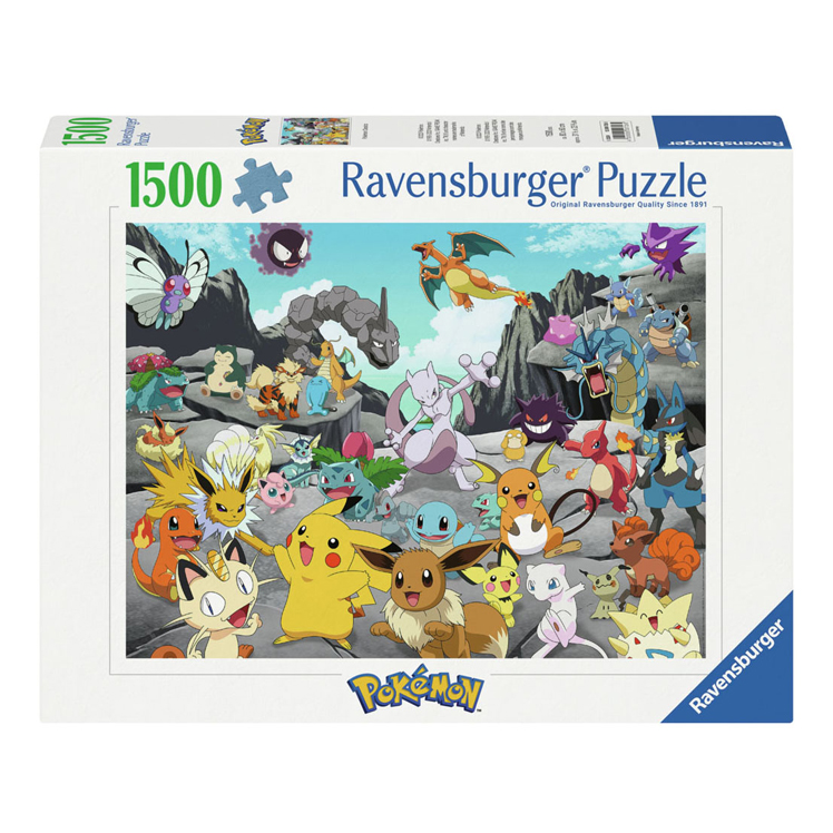 Puzzle Pokémon Classiques, 1500 pcs.