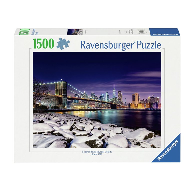 Puzzle Winter in New York, 1500 Teile.