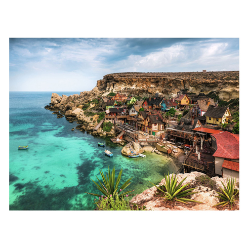 Puzzle Popeye Village Malta, 1500 Teile.