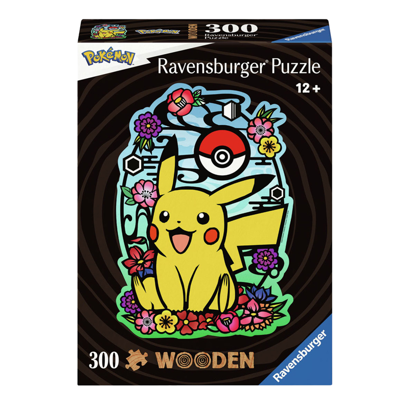 Houten Legpuzzel Pokémon Pikachu, 300st.