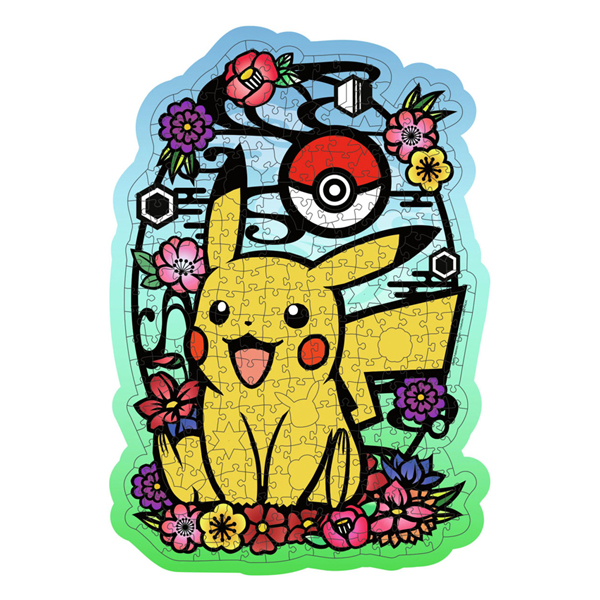 Houten Legpuzzel Pokémon Pikachu, 300st.