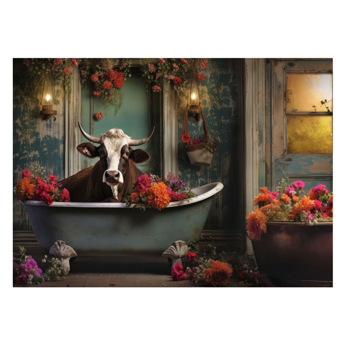 Puzzle La Vache dans la Baignoire, 1000pcs.