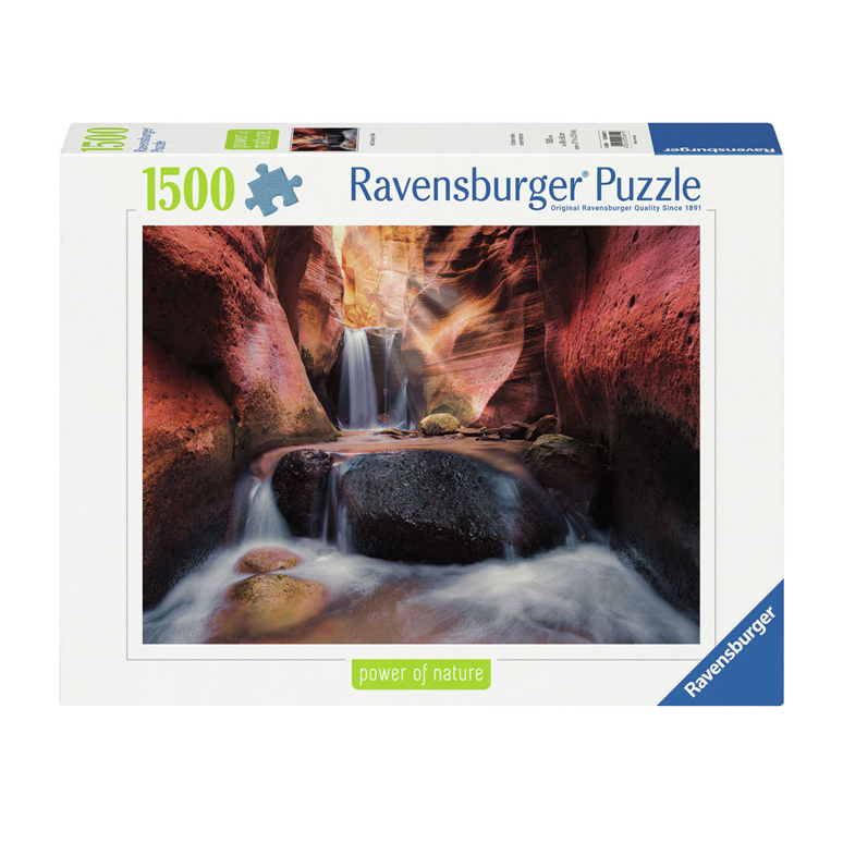 Puzzle Der Wasserfall Im Red Canyon, 1500 Teile.