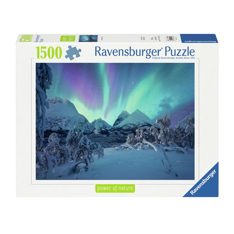 Puzzle Wenn Die Nordlichter tanzen, 1500 Teile.