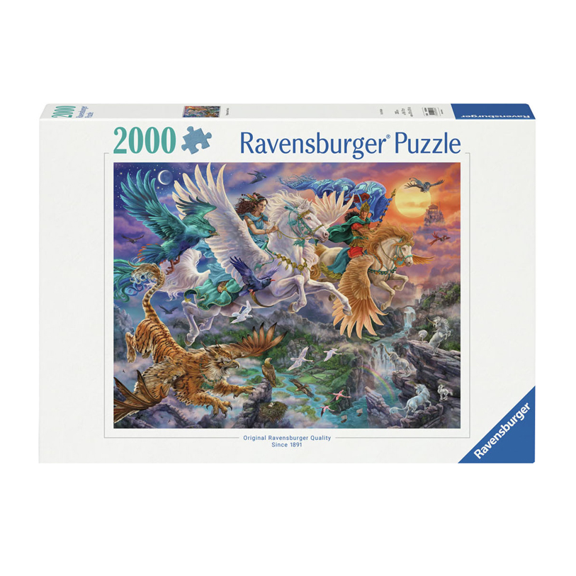 Puzzle Auf Dem Pegasus Durch Die Lufte, 2000 pièces.