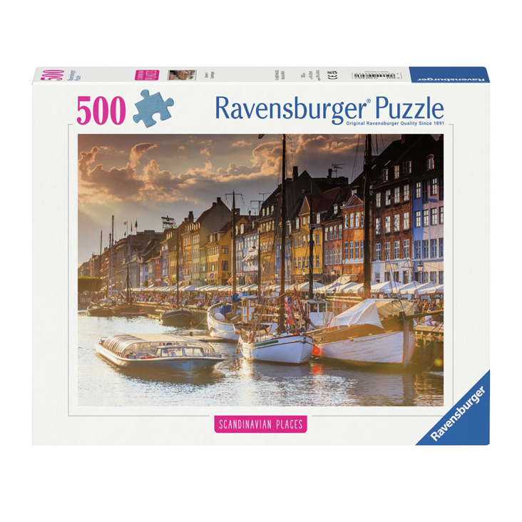 Puzzle Sonnenunt.in Copenhague, 500pcs.