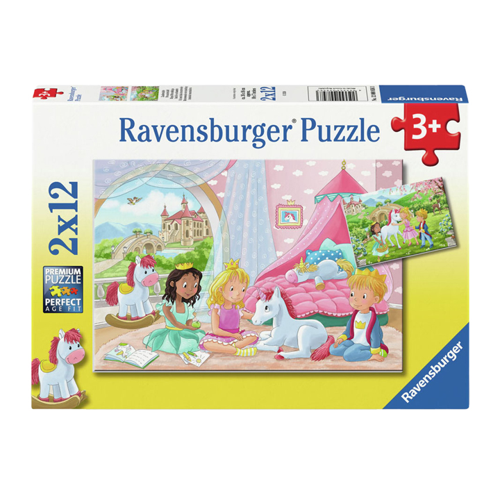 Puzzle Prinz & Prinzessin, 2x12 Teile.