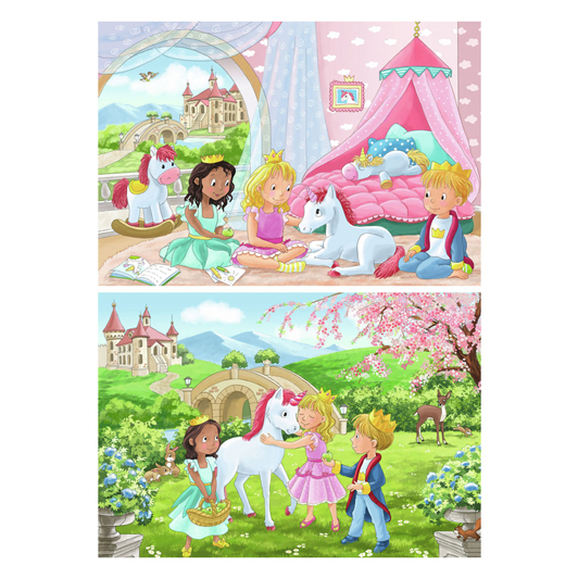 Puzzle Prinz & Prinzessin, 2x12 Teile.