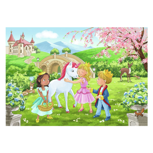 Puzzle Prinz & Prinzessin, 2x12 Teile.