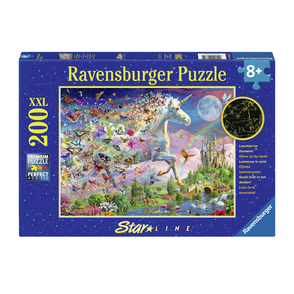 Puzzle XXL Fantasy Licorne Star Line, 200 pcs.