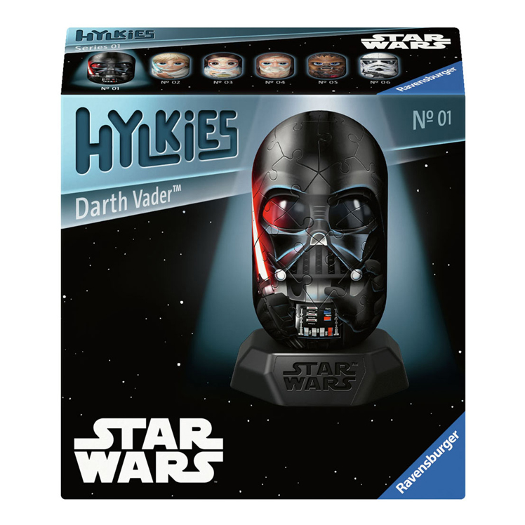 3D-Puzzle Hykkies Star Wars Darth Vader, 54 Teile.