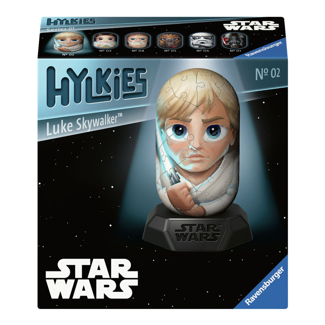 Puzzle 3D Hykkies Star Wars Luke Skywalker, 54 pcs.