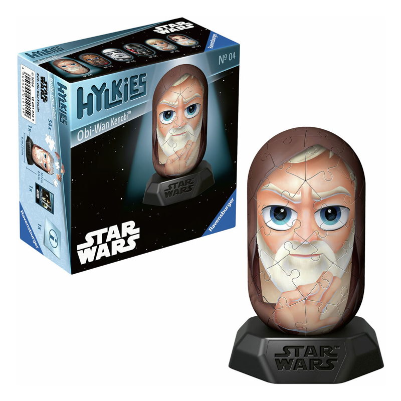 3D-Puzzle Hykkies Star Wars Obi-Wan Kenobi, 54 Teile.