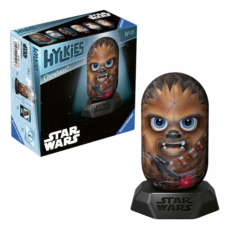 Puzzle 3D Hykkies Star Wars Chewbacca, 54 pcs.