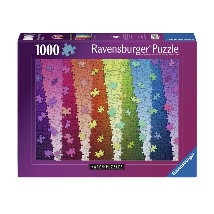 Puzzle Karen Puzzles Color by Colour, 1000 Teile.