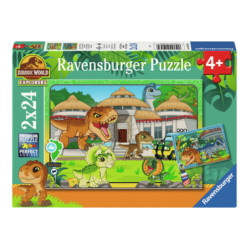 Puzzle Jurassic World Explorateurs, 2x24pcs.