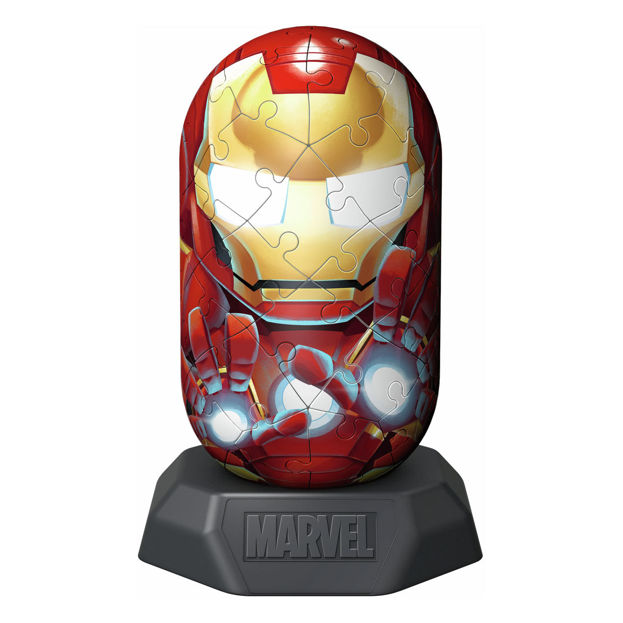 3D-Puzzle Hykkies Marvel Iron Man, 54 Teile.