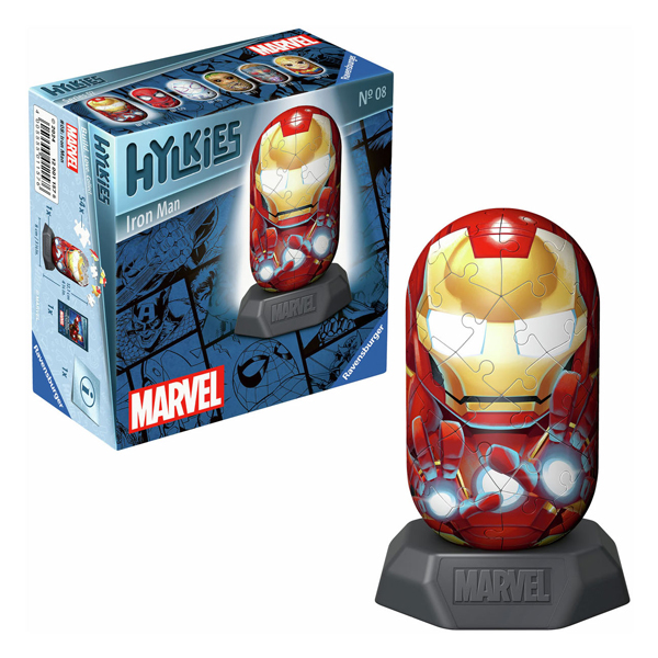 Puzzle 3D Hykkies Marvel Iron Man, 54 pcs.