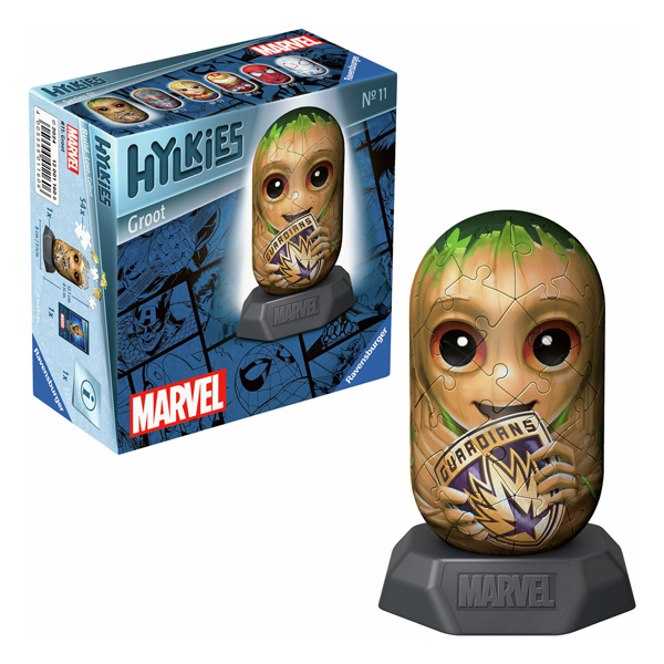 3D-Puzzle Hykkies Marvel Large, 54 Teile.