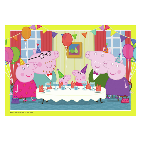 Puzzle Peppa Pig, 2x12 Teile.