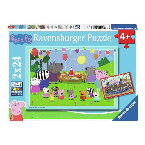 Puzzle Peppa Pig, 2x24 Teile.