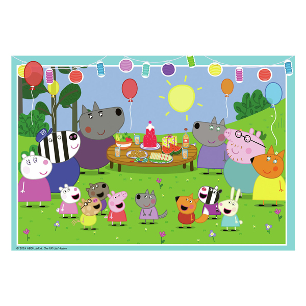 Puzzle Peppa Pig, 2x24 Teile.