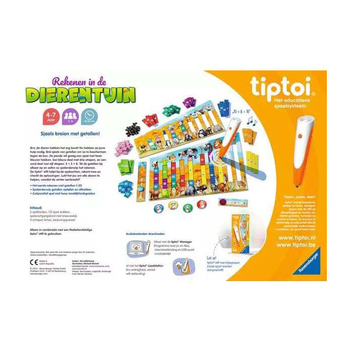 Tiptoi Rekenen in de Dierentuin
