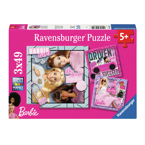 Puzzle Barbie Inspire The World, 3x49tlg.