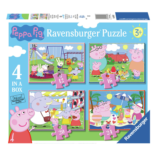 Puzzle Peppa Pig 4in1, 24 Teile.