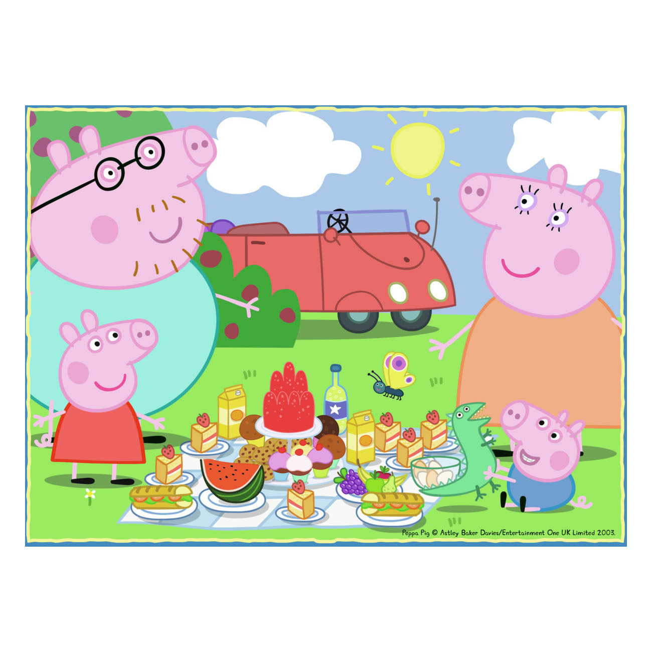 Puzzle Peppa Pig 4en1, 24 pièces.