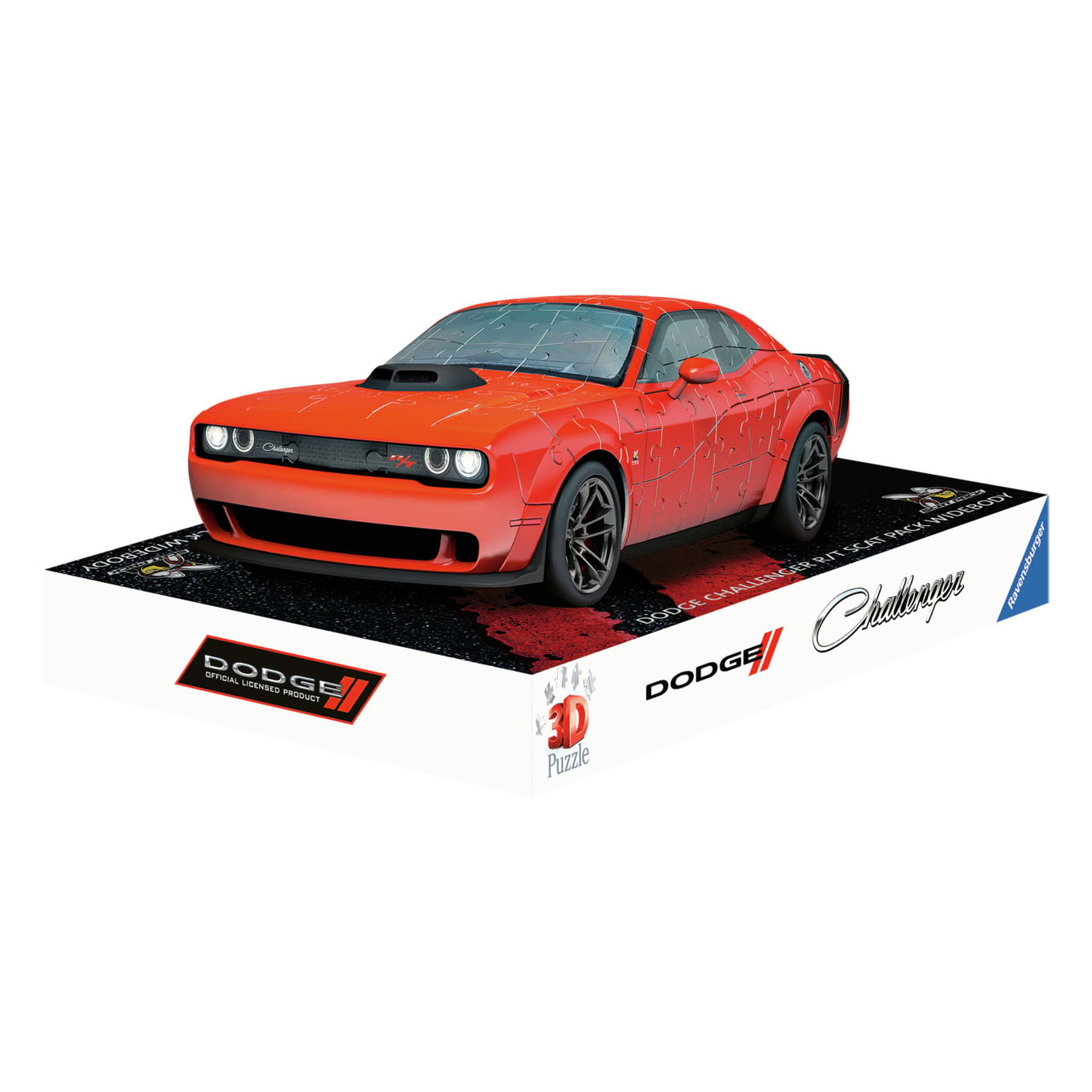 3D Puzzel Dodge Chall.R/T Scat Pack, 108st.