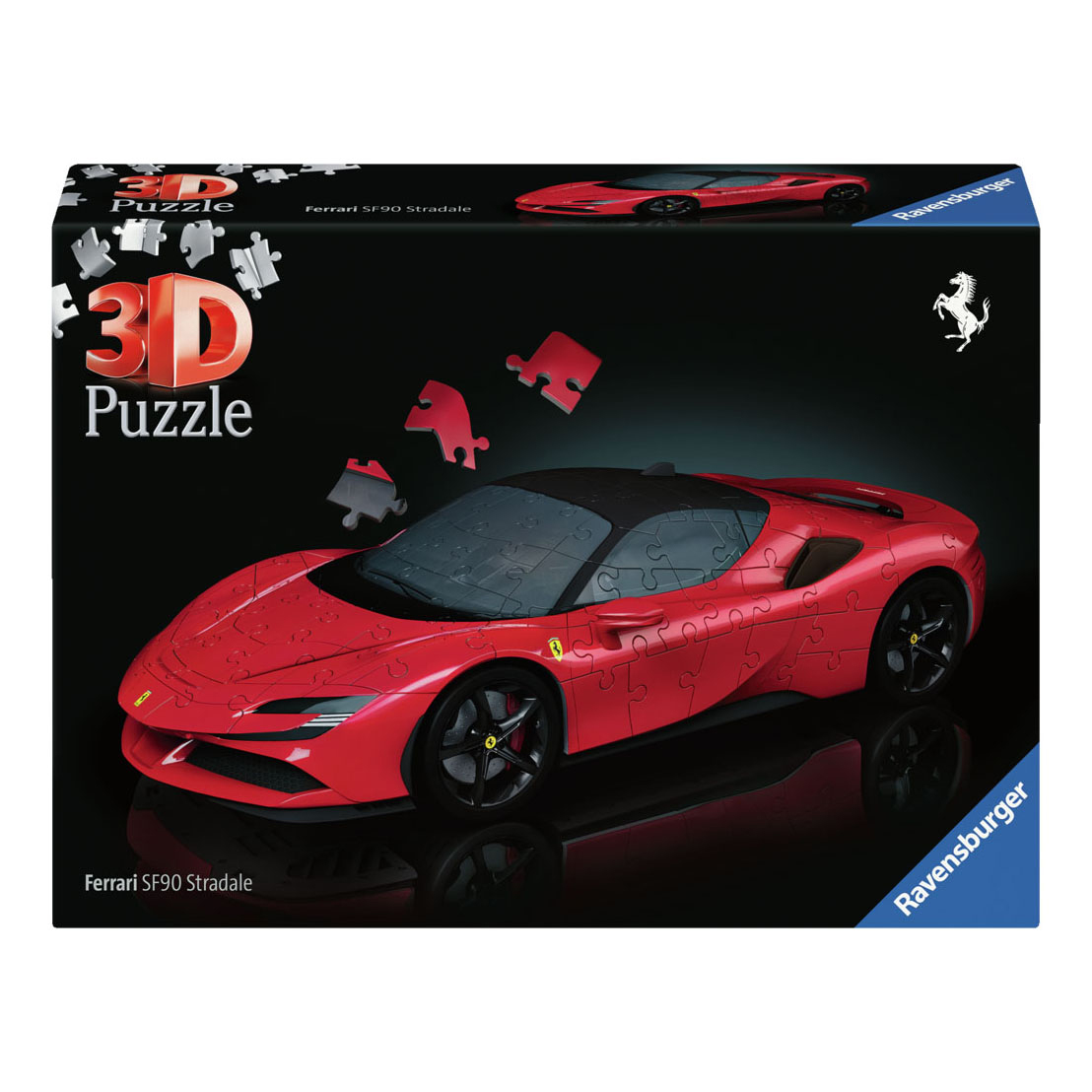 Puzzle 3D Ferrari SF 90 Stradale, 108 pièces.