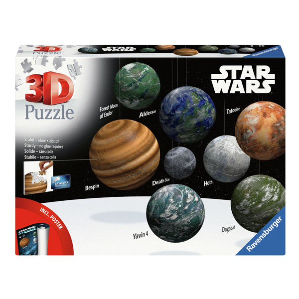 3D Puzzel Star Wars Planet Of The Galaxy, 531st.