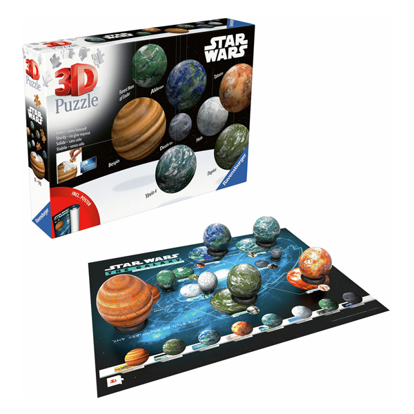 3D Puzzel Star Wars Planet Of The Galaxy, 531st.