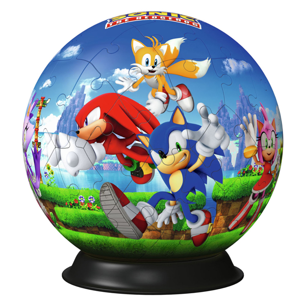 3D-Puzzleball Sonic the Hedgehog, 72 Stück.