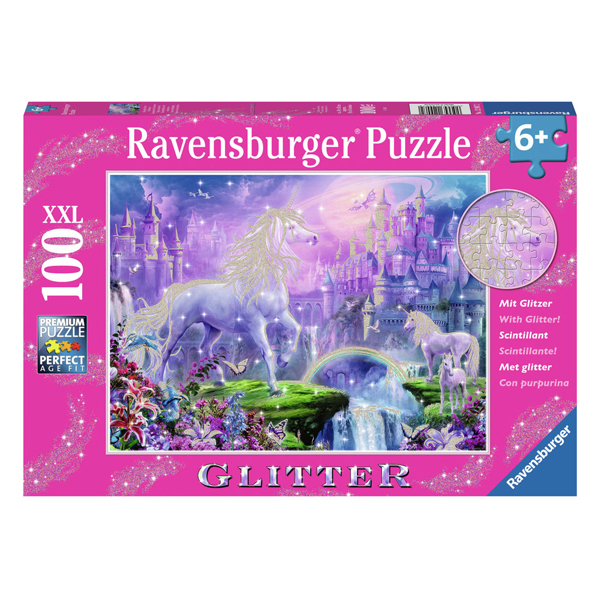 Puzzle XXL Royaume des Licornes, 100 pcs.