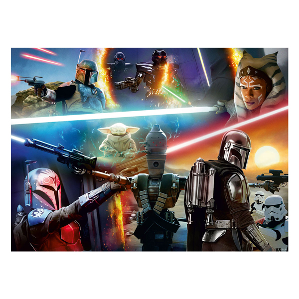 Puzzle XXL The Mandalorian: Crossfire, 300 Teile.