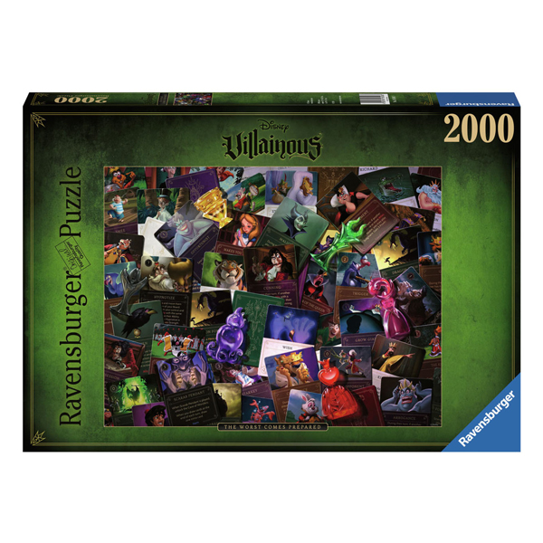 Puzzle Villainous : Tous les méchants, 2000 pièces.