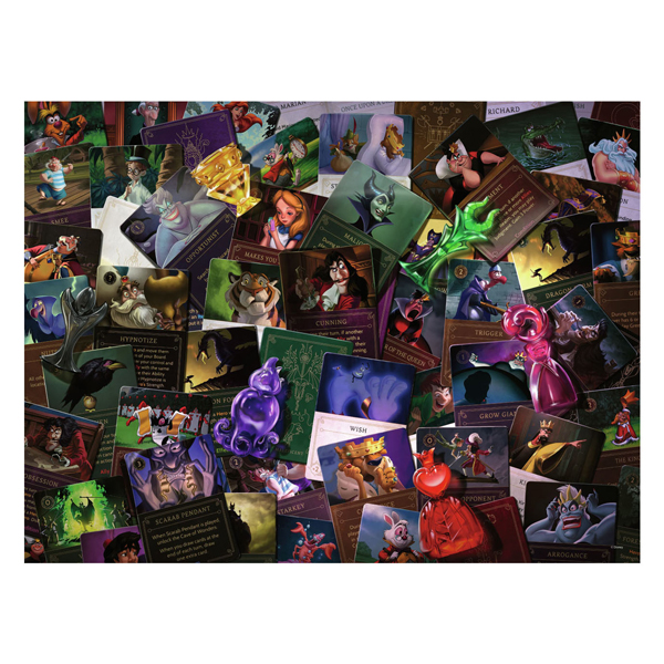 Puzzle Villainous : Tous les méchants, 2000 pièces.