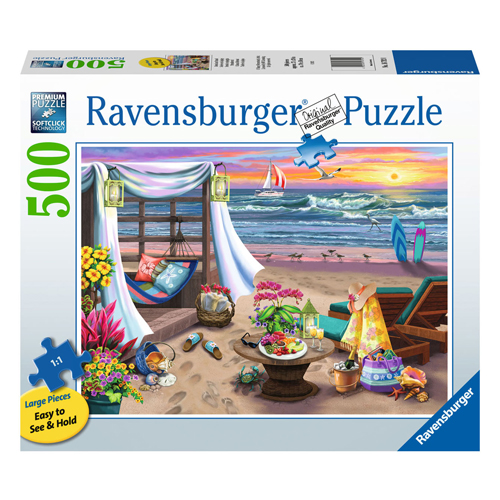 Puzzle Soirée plage, 500 pcs.