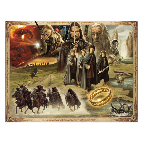 Puzzle Herr der Ringe, Gefährten, 2000er Jahre.