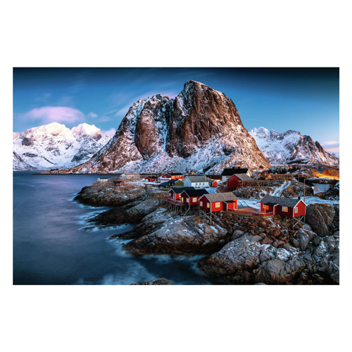 Puzzle Hamnoy Lofoten, 3000 Teile.