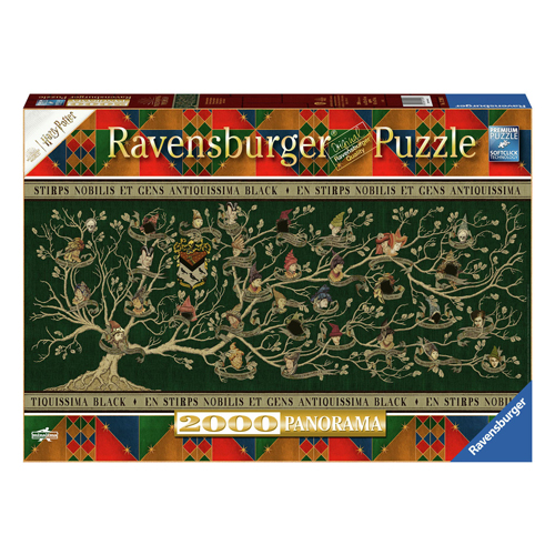 Legpuzzel Harry Potter Stamboom Panorama, 2000st.