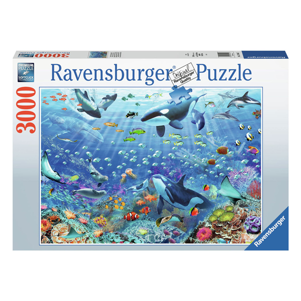 Puzzle Monde sous-marin coloré, 3000 pcs.