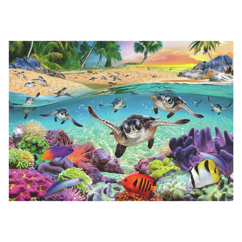 Puzzle Bébés tortues de mer, 500 pcs.